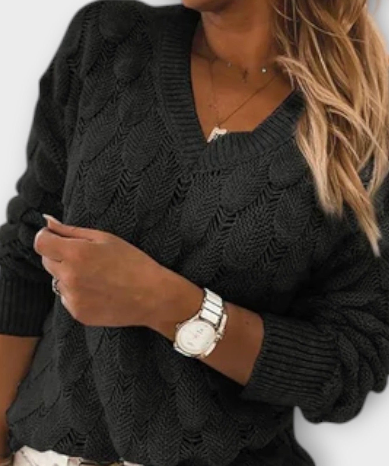 Agnes | V-hals Trøje