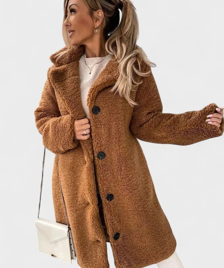 Birgitte™ | Elegant teddyjakke i luksuriøst design