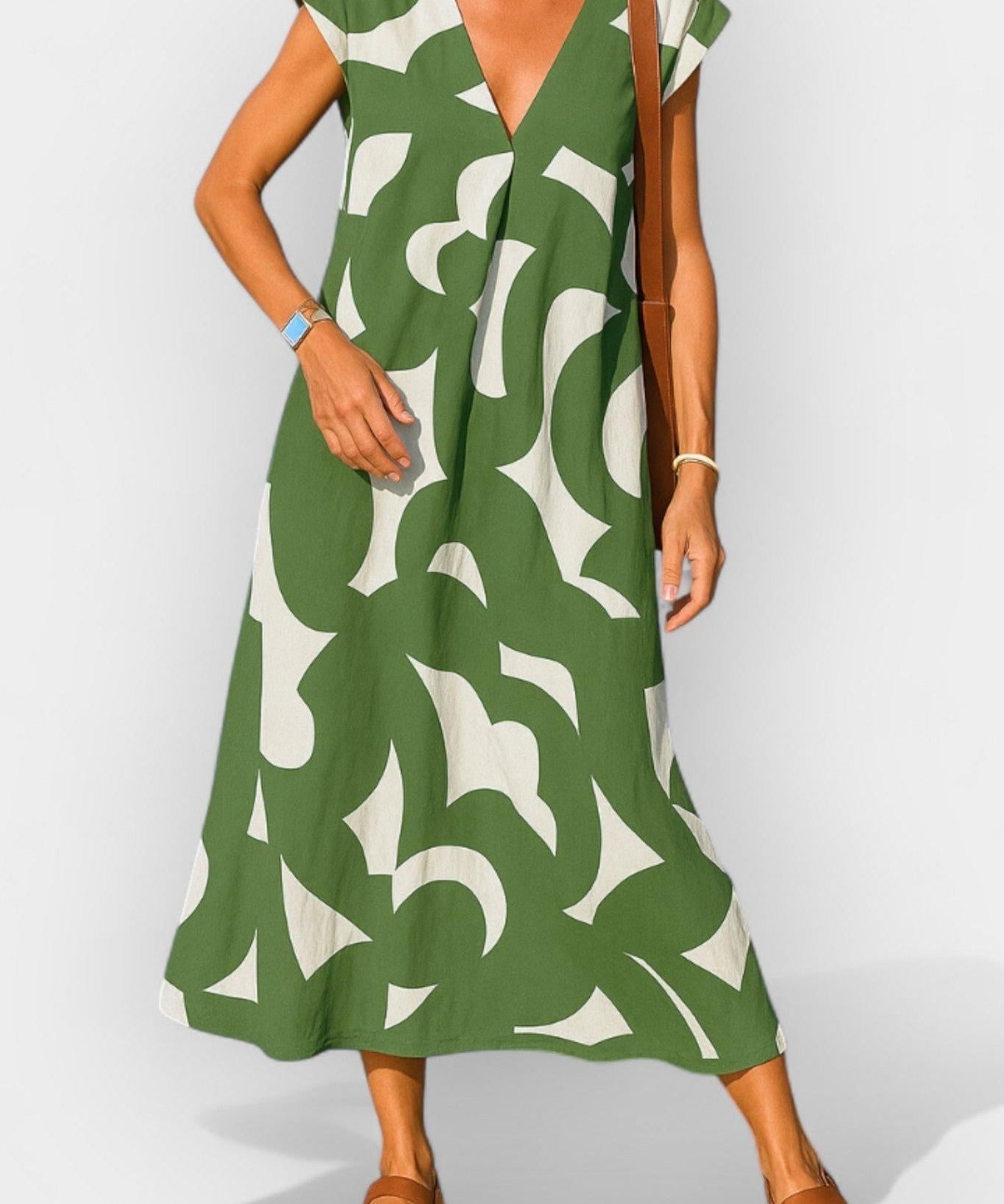 Camilla | V-hals kjole