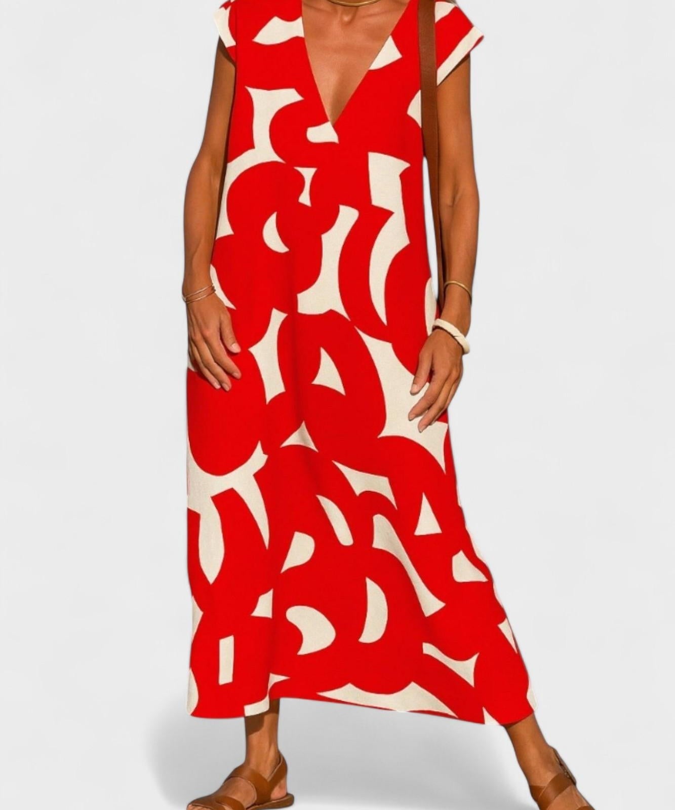 Camilla | V-hals kjole