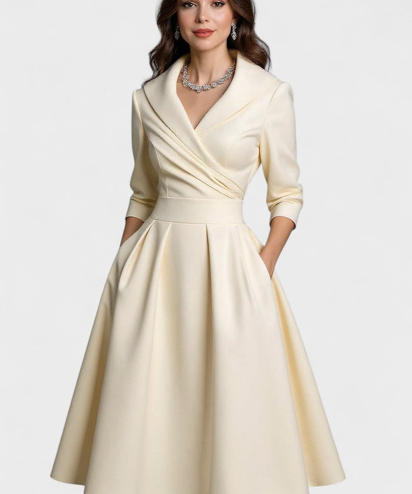 Ceryn | Satin Midi Kjole