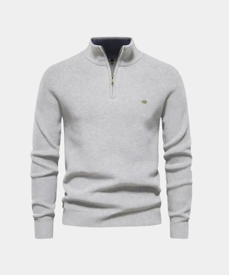 Christian™ | Sweater med Lynlås