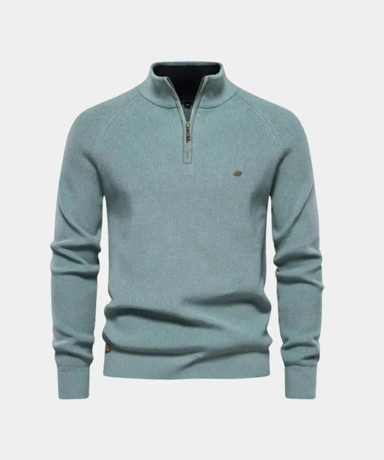 Christian™ | Sweater med Lynlås