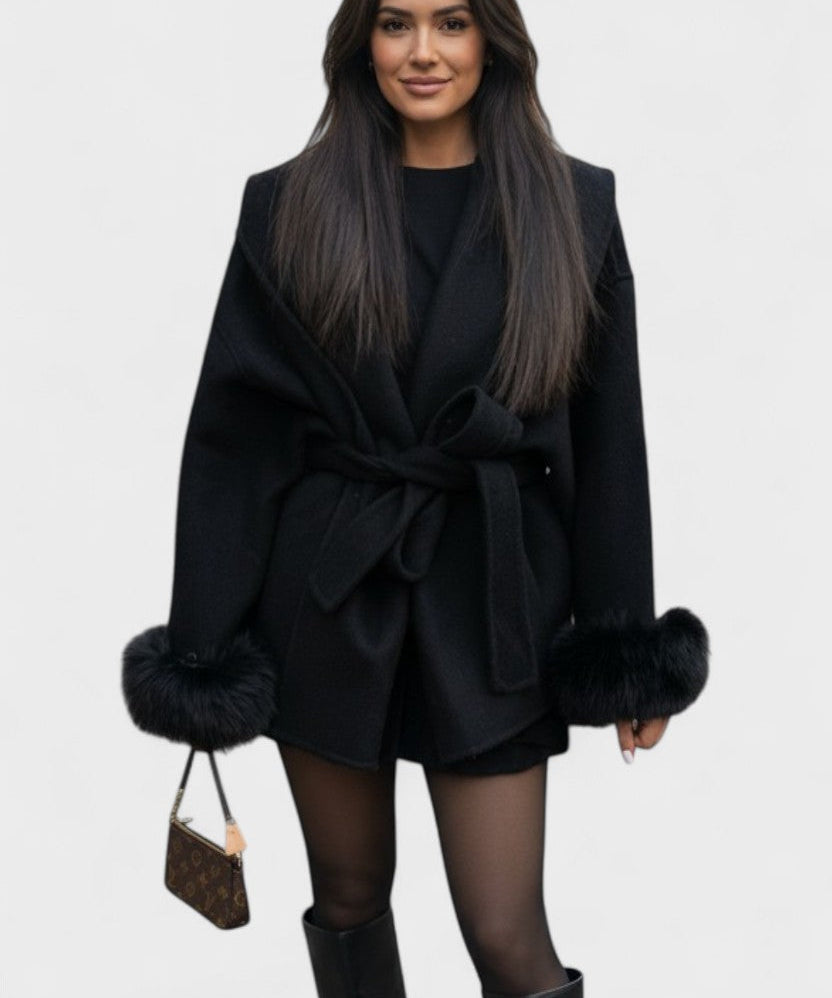 Dagmar™ | Elegant frakke med økopels