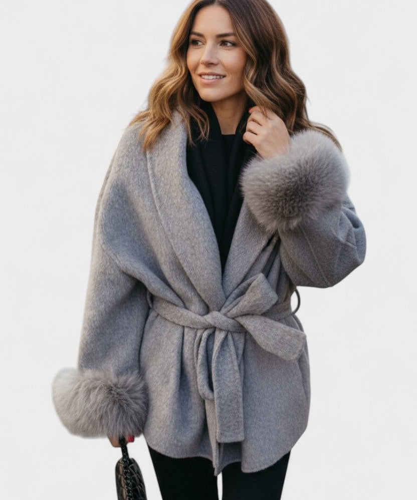 Dagmar™ | Elegant frakke med økopels