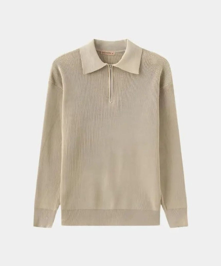 David™ | Zip Polo Pullover