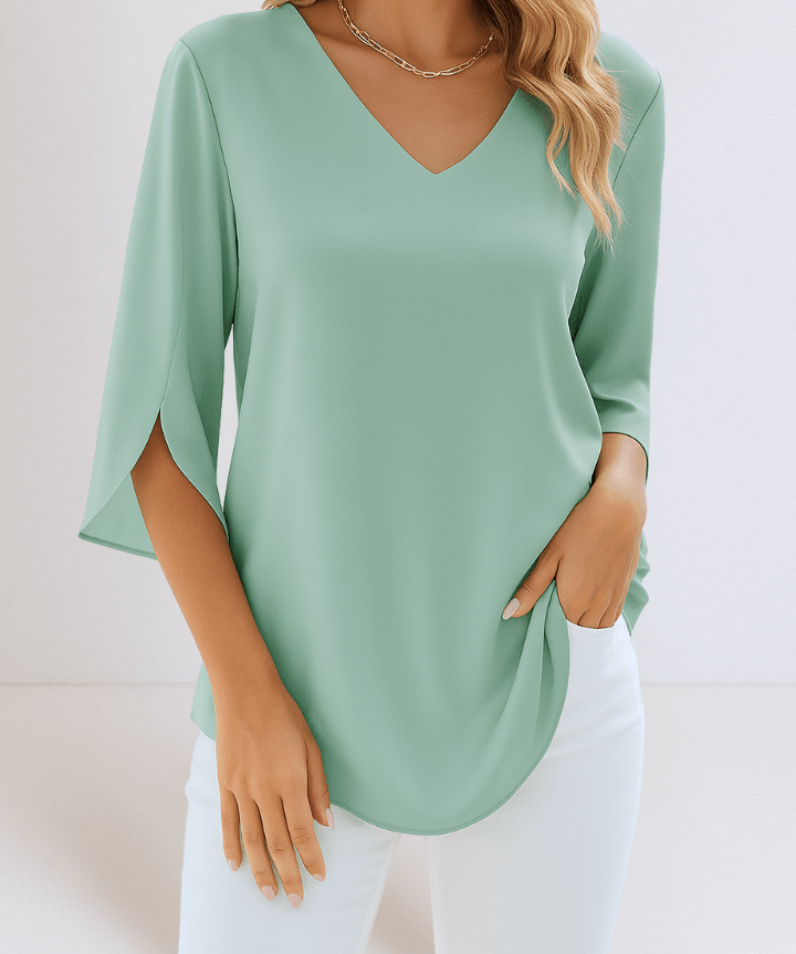 Emilie | V-hals Bluse