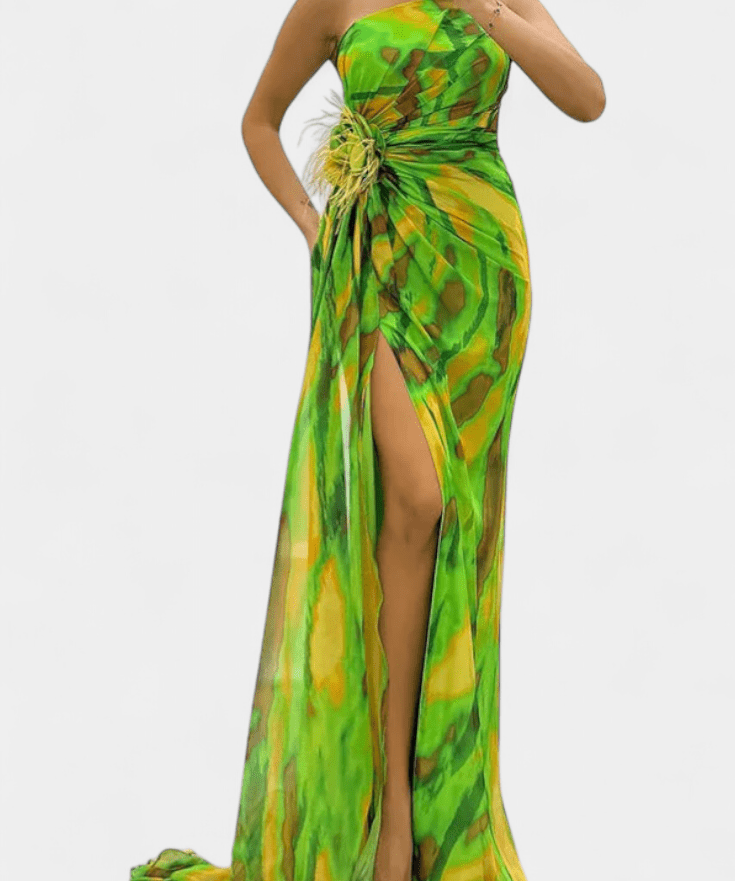 Filippa | Farverig Maxikjole