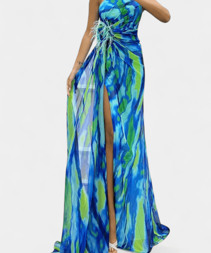 Filippa | Farverig Maxikjole