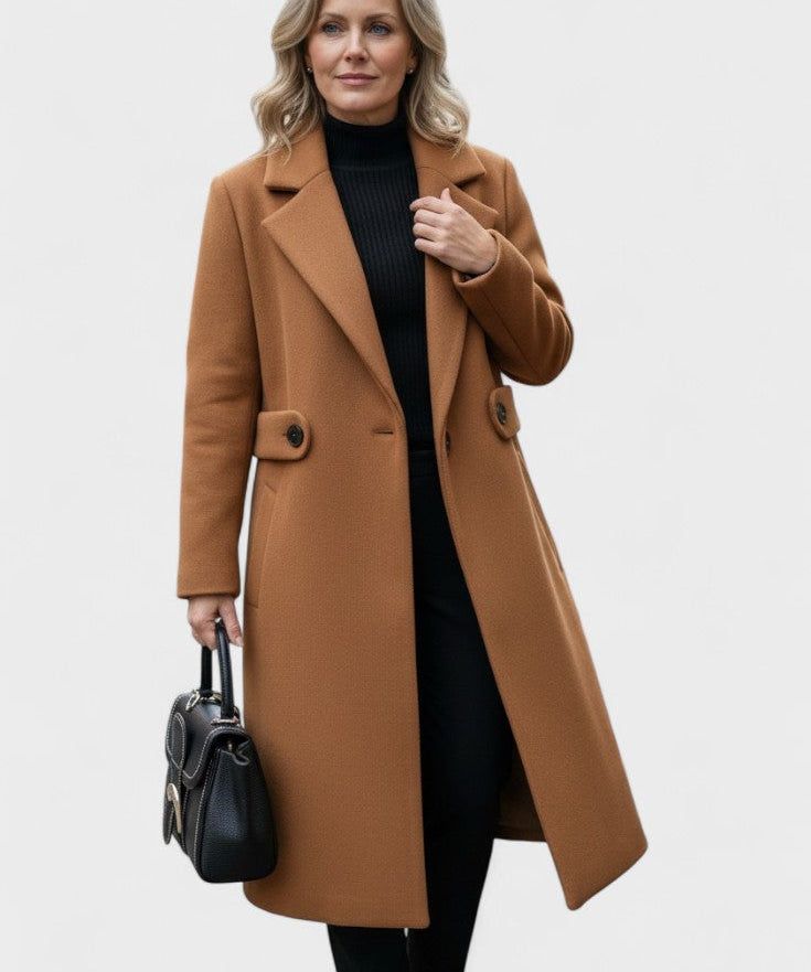 Frederikke™ | Vinterfrakke i uld til kvinder