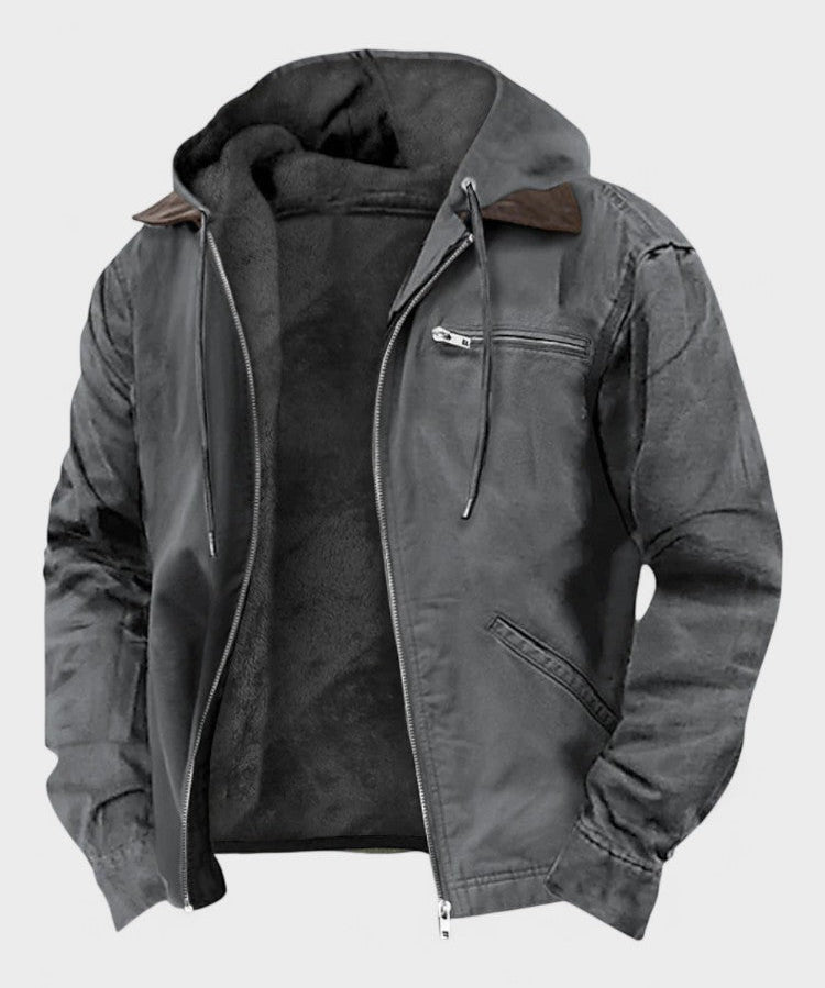 Gaspard™ | Stilfuld Hættetrøje med Lynlås