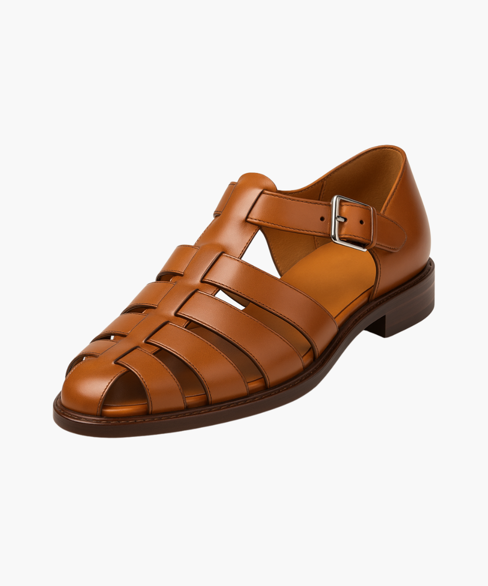 Grazio™ | Lukket Sandal med Rem