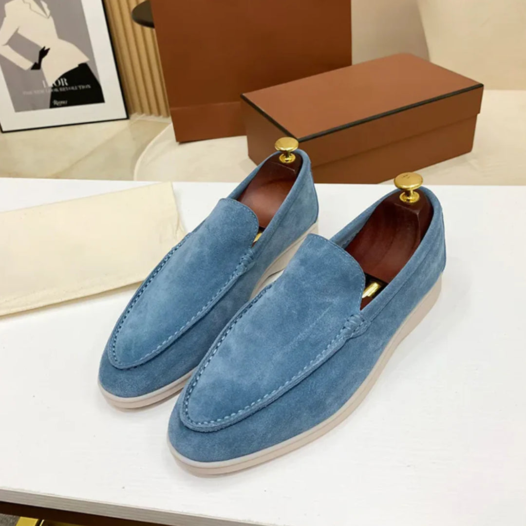 Klassiske Suede Loafers
