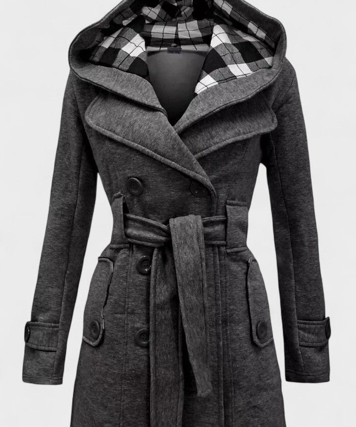 Leona™ | Elegant dobbeltradet frakke