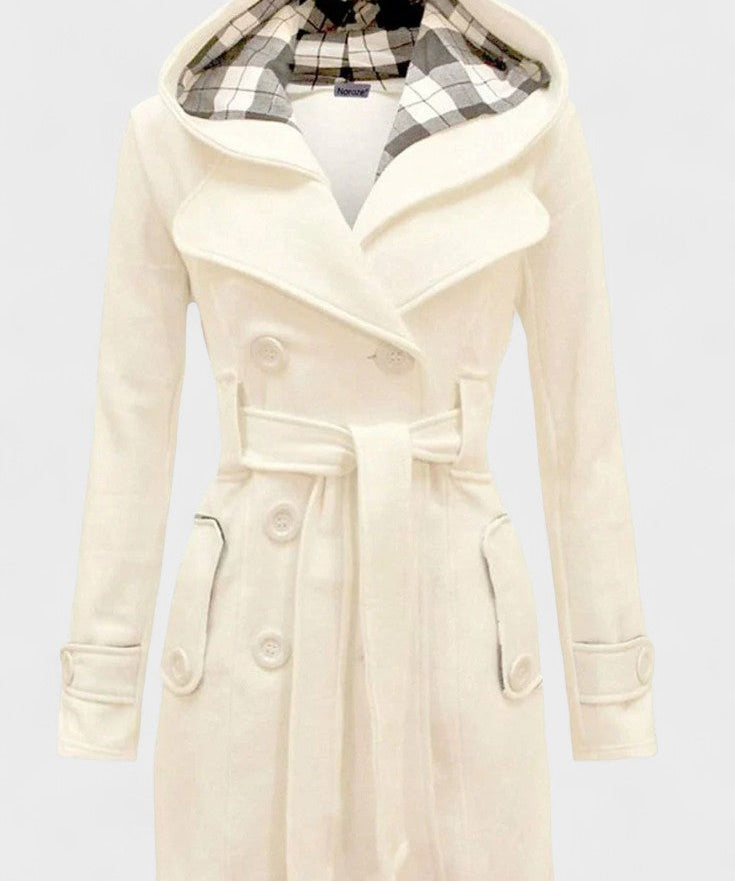 Leona™ | Elegant dobbeltradet frakke