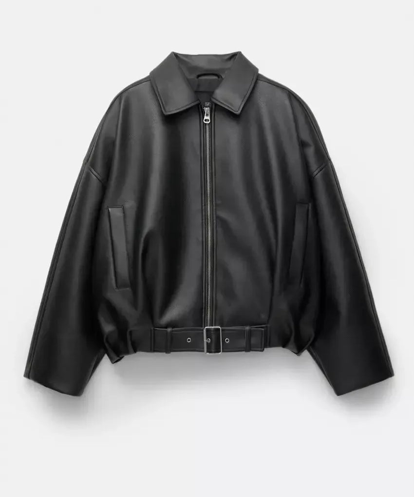 Louise | Vegansk Læderjakke