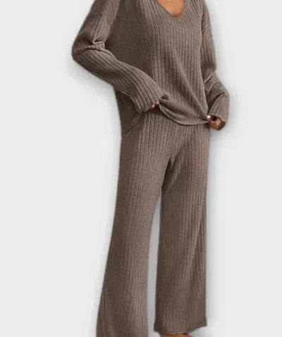 Malou | Ribstrikket sæt