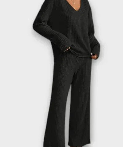 Malou | Ribstrikket sæt