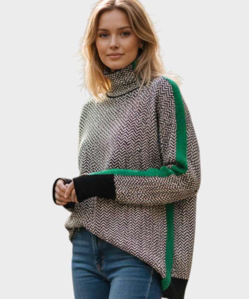 Marie | Højhalset uldtrøje