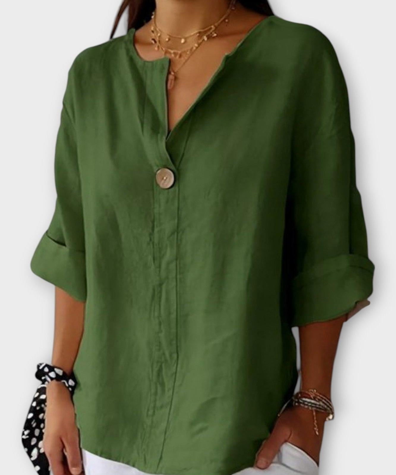 Marie | V-hals skjorte