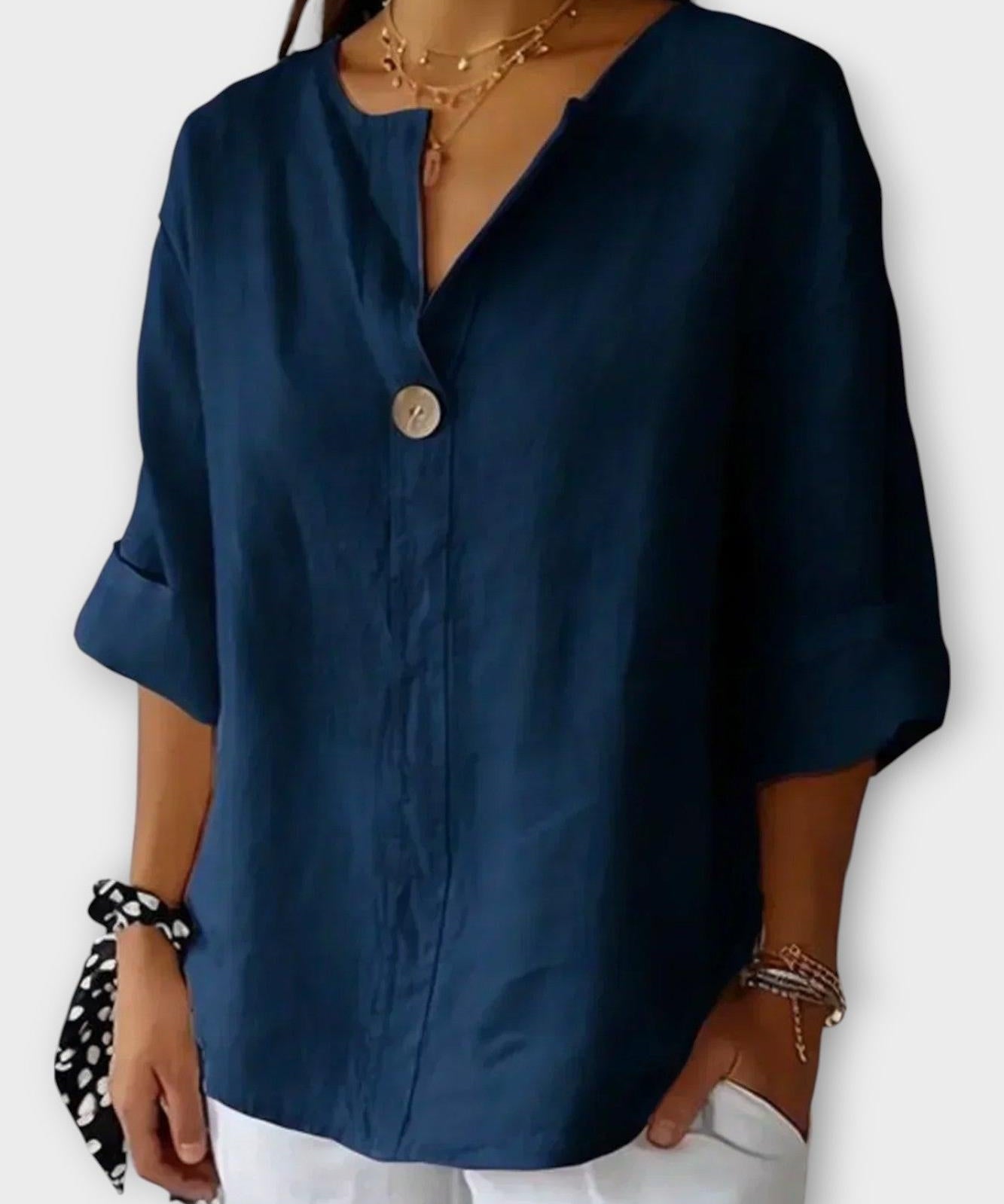 Marie | V-hals skjorte