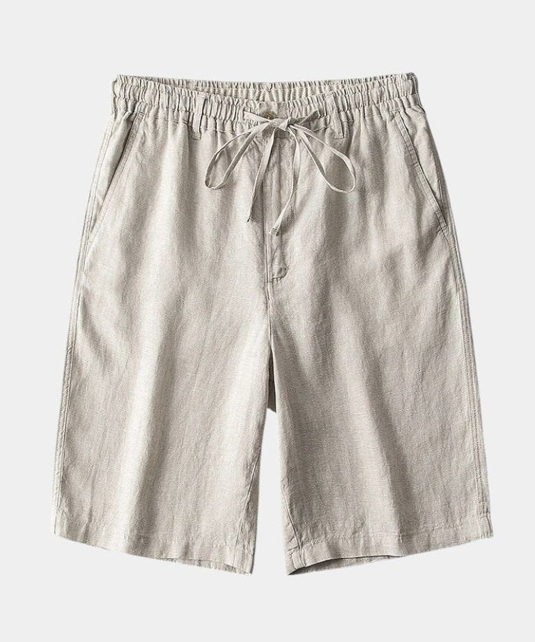 Mikkel™ | Grå Hørshorts Mariner