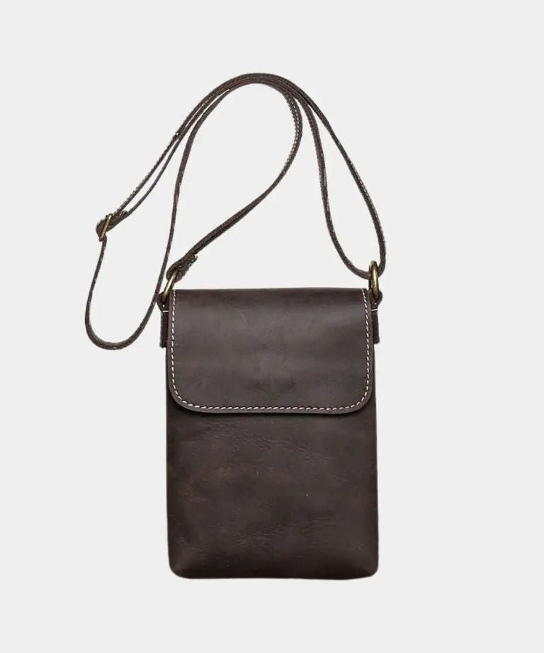 Mikkel™ | Mini Skuldertaske i Læder