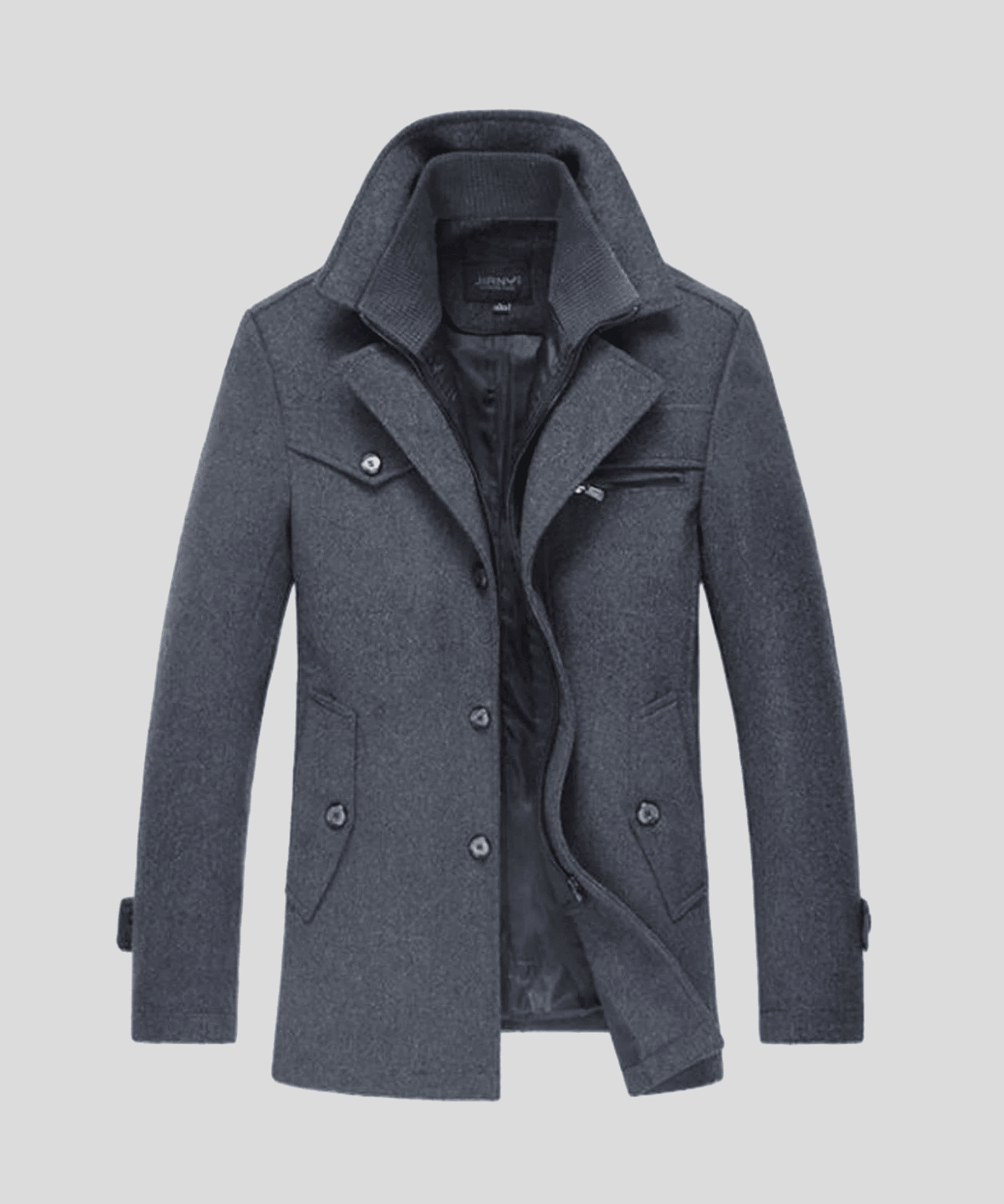 Nikolaj™ | Klassisk uld-peacoat