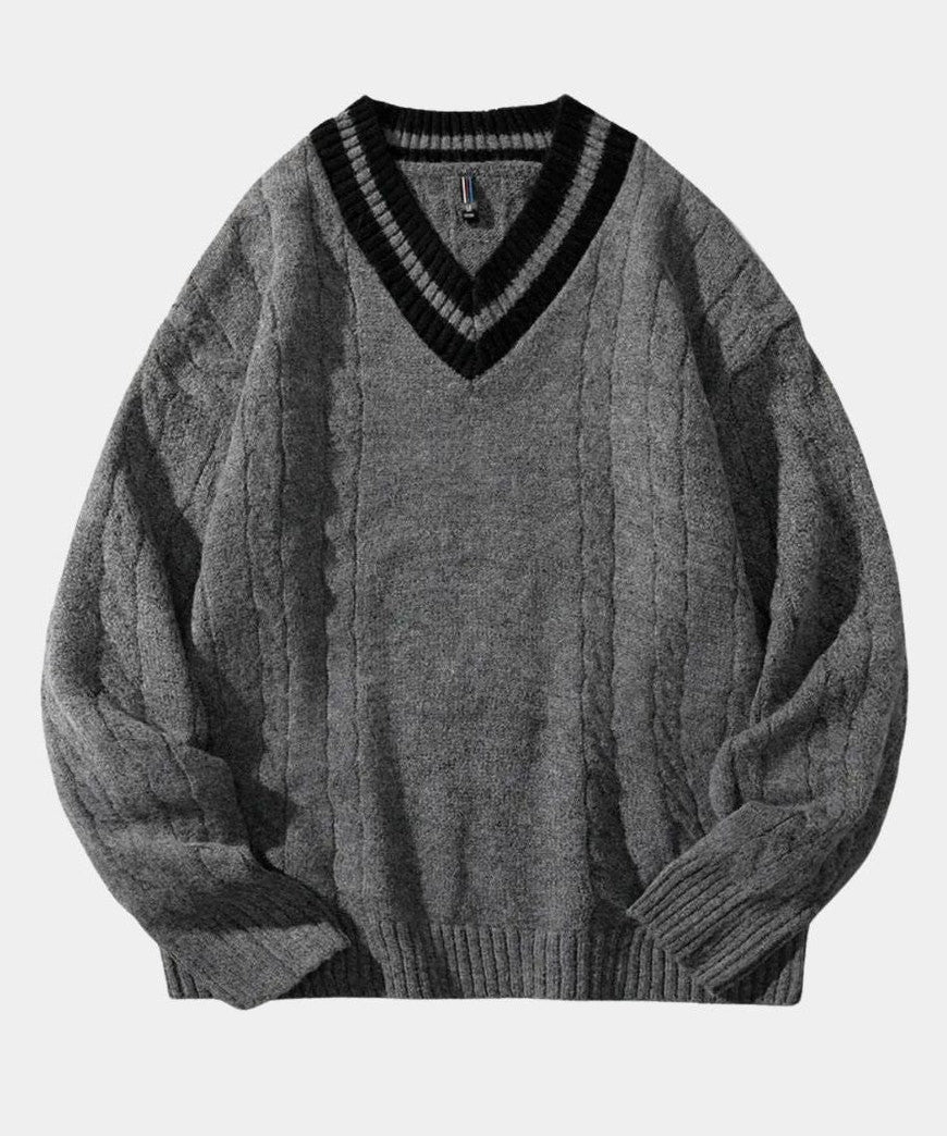 Poul™ | V-udskæring Strik