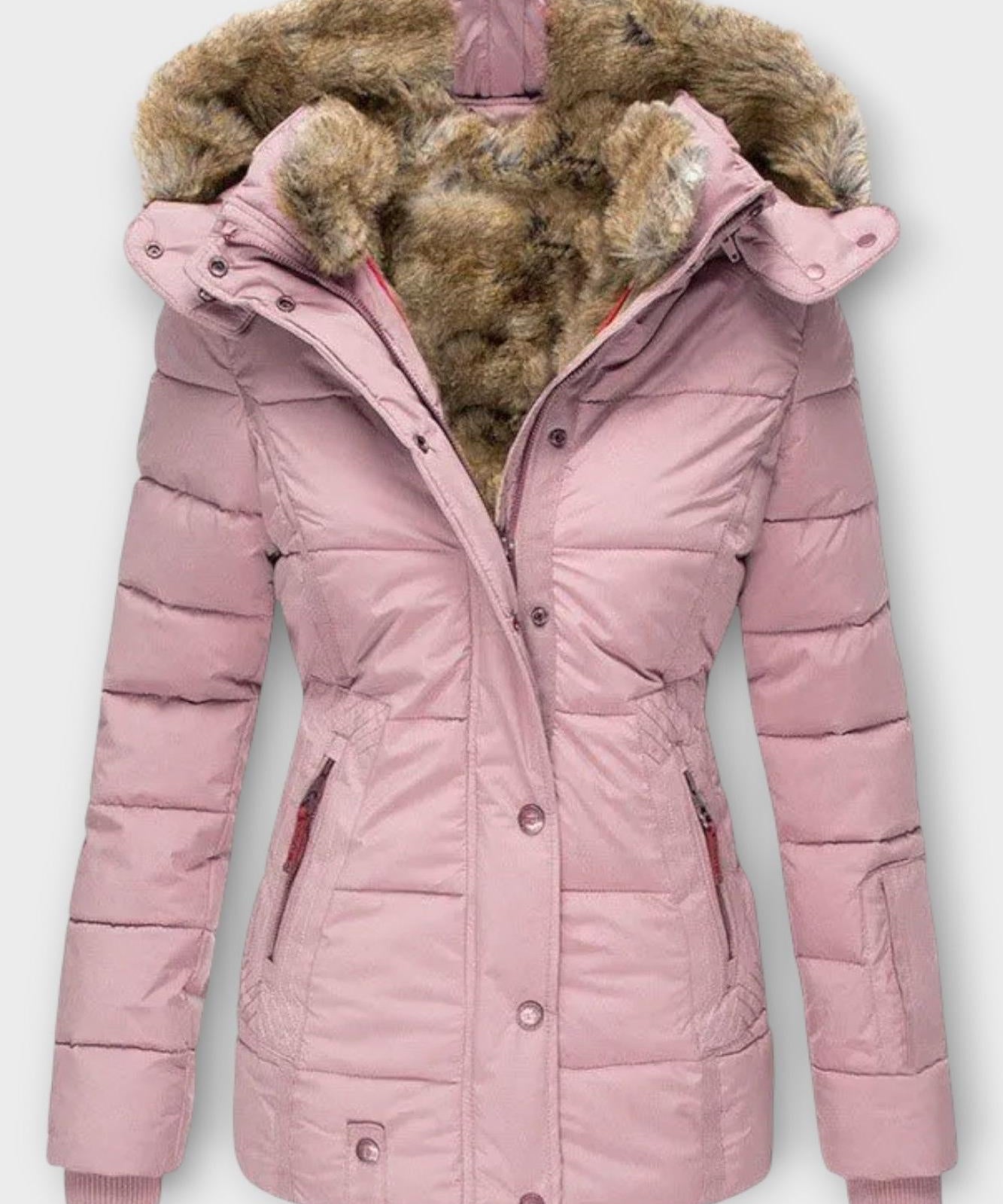 Thilde™ | Frakke med blødt pelsfor