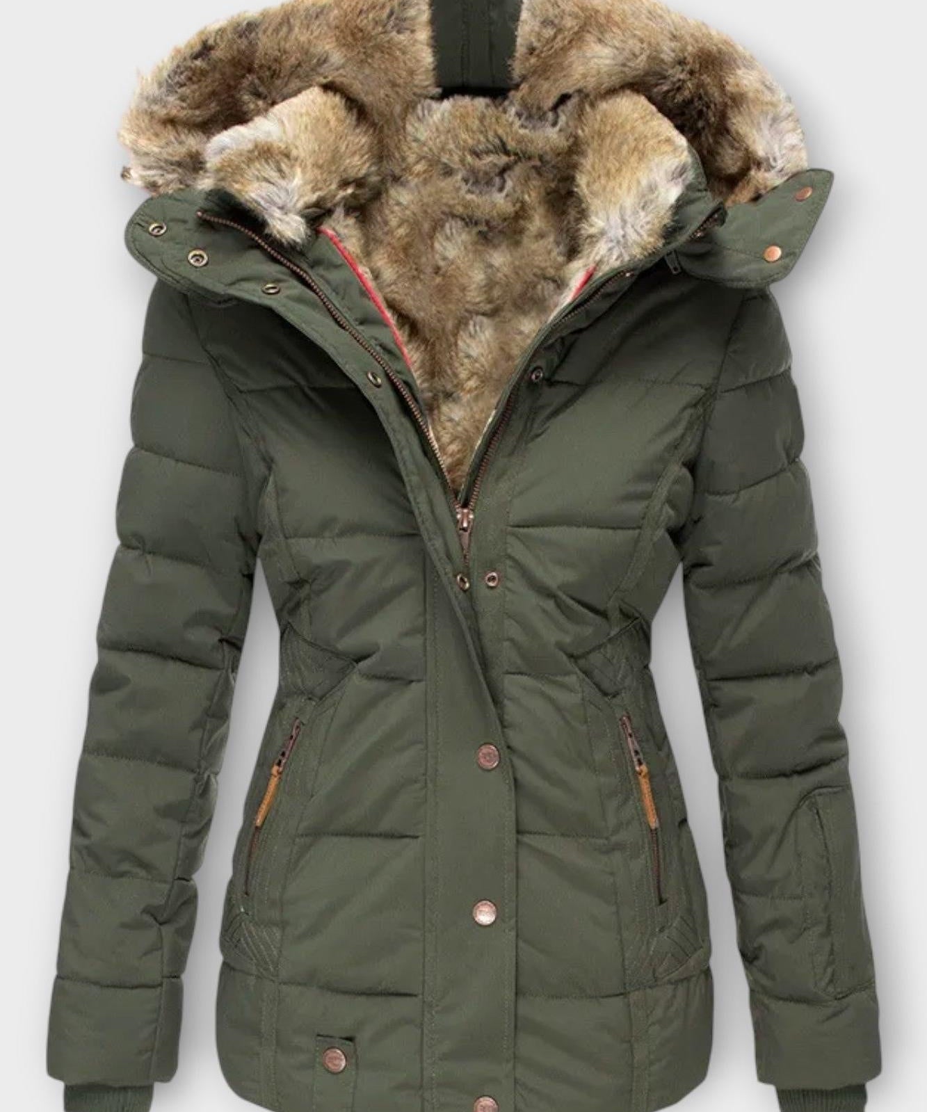 Thilde™ | Frakke med blødt pelsfor