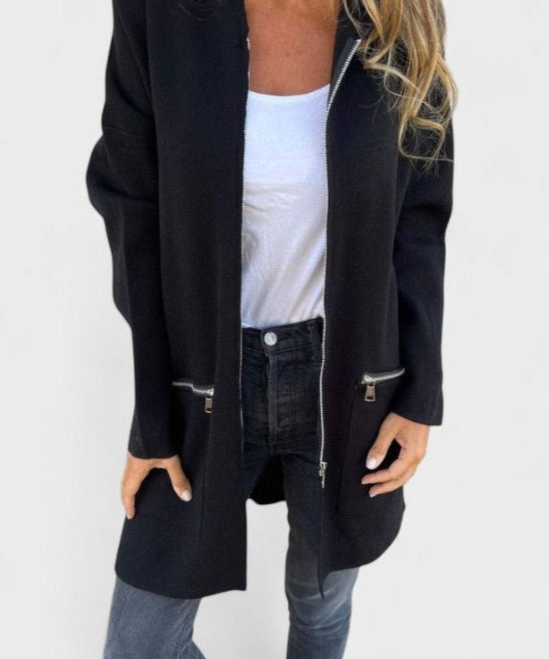 Veslina™ | Elegant strikjakke til lag-på-lag