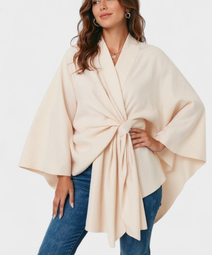Yvette | Elegant Draperet Poncho