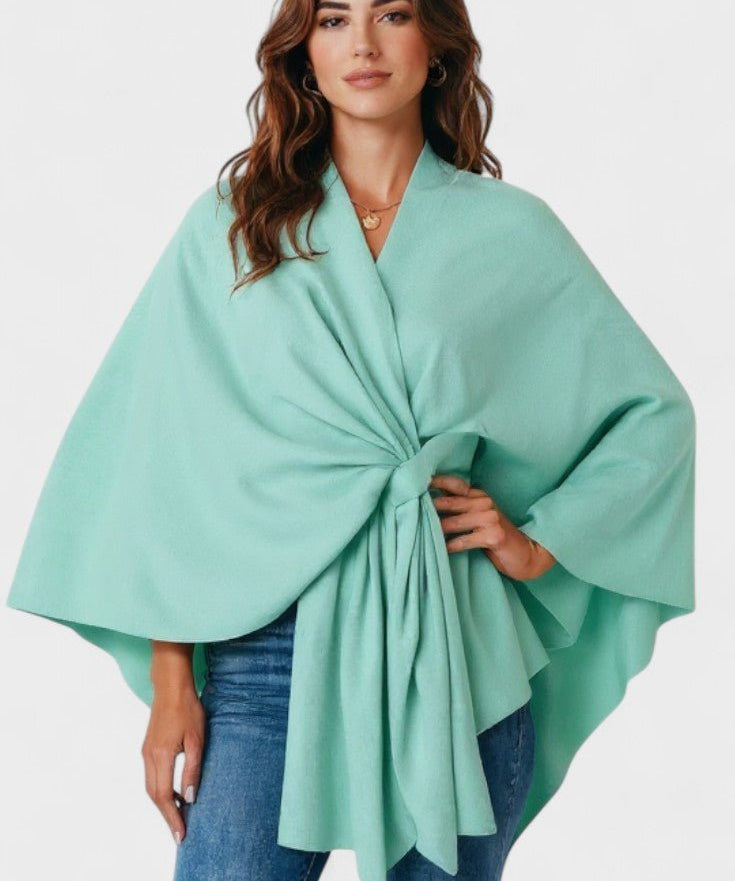 Yvette | Elegant Draperet Poncho