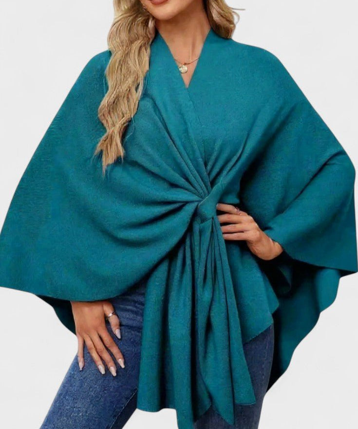 Yvette | Elegant Draperet Poncho