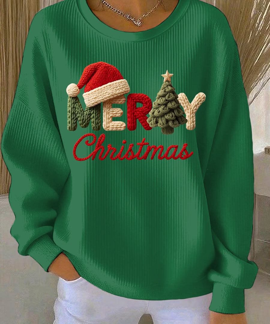 Kvindernes Juleprint Casual Sweatshirt